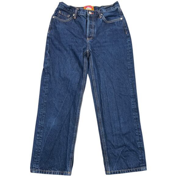 Hey, Joanie Denim - Hey Joanie Premium Denim Jeans Dark Wash Button Fly Straight Leg - M